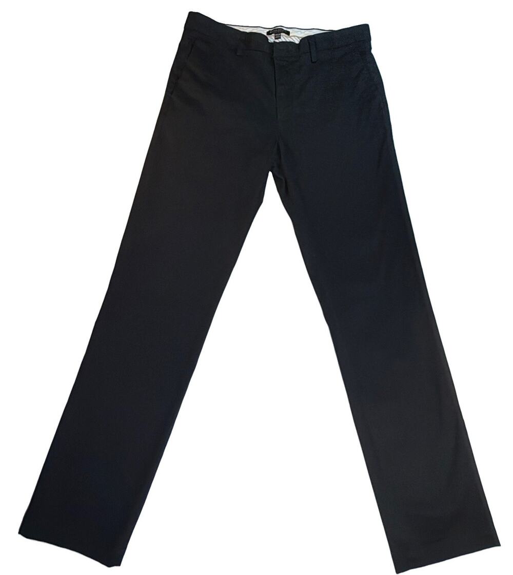 Banana Republic Black AIDEN SLIM FIT Rapid Movement Chinos 34/36 Excellent Cond.